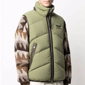 Chaleco acolchado sin mangas impermeable de invierno de alta calidad para hombres con logotipo personalizado Precio al por mayor a la venta - Product Image 3