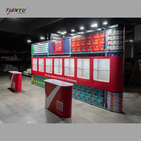 Bannière LED modulaire pour marché éphémère, stand d'exposition pour la publicité, fabricant de stands modulaires