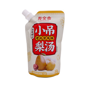 Sacchetto con Beccuccio Angolato per Alimenti, Confezione per Succhi, Zuppe di Pera Tradizionali Cinesi, Brodi a Base di Frutta, Latte e Gelatine - Product Image 1