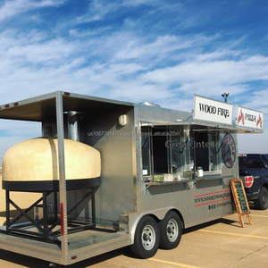 Chariot rapide de rue à remorque mobile d'extérieur Food Truck entièrement équipé à vendre restaurant mobile churros hot dog distributeurs de crêpes - Product Image 4