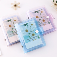 Mini Album Photo de 3 pouces, vente directe d'usine, couverture en PVC, classeur, livre, bouton-pression