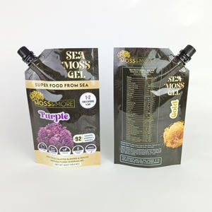 Pochettes souples en plastique pour boissons avec bec verseur à impression numérique, idéales pour l'emballage de gels alimentaires - Product Image 3