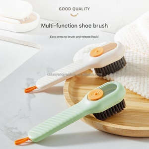 Brosses de nettoyage pour cuisine et salle de bain à poils doux, distributeur de savon intégré, pour le lavage automatique et le nettoyage des chaussures - Product Image 2