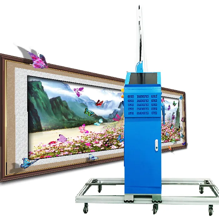 Baishixin telecomando penna da parete 3d intelligente stampante a getto d'inchiostro Uv per interni ed esterni murale tridimensionale