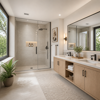 Villas préfabriquées modulaires en acier léger, villas de luxe pour communautés de villas multi-générations