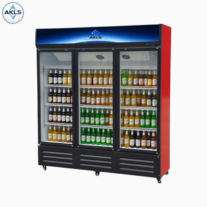 <span class=keywords><strong>Armoire</strong></span> refroidie par air à trois portes en verre de congélateur vertical à économie d'énergie d'affichage de supermarché commercial pour les besoins de réfrigération de magasin - Product Image 2