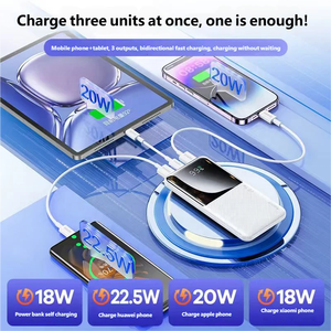 Lof tốt nhất nhà năng lượng mặt trời ngân hàng điện sạc nhanh ngân hàng điện với Type-C đầu vào Li-polymer pin ngân hàng điện năng lượng mặt trời - Product Image 6