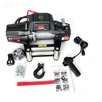 Oferta Especial: Cabrestante Eléctrico de 12V 24V con Cable de Nylon Sintético y Acero, Impermeable, con Control Remoto Inalámbrico para Recuperación de SUV 4x4 y Todoterreno
