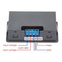 PWM Pulse Frequency Duty Cycle 1HZ~150KHZ Adjustable Module Square Wave and Rectangular Wave signal Generator XY-PWM
