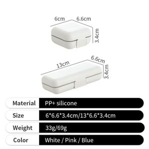 New Multi-Compartment Compact Double-Layer Sealed Moisture-Proof <b>Pill</b> <b>Case</b> <b>for</b> Travel - Product Image 3