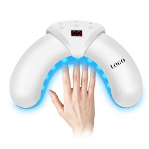 Lampe de manucure personnalisée avec logo 0728, mini lampe UV LED flexible pour séchage rapide des ongles en gel pour femmes - Product Image 4
