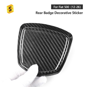 ชุดแต่งตราสัญลักษณ์ท้ายรถยนต์ Fiat รุ่น Shasha Carbon ทำจากคาร์บอนไฟเบอร์แท้ สำหรับ Abarth 595 - Product Image 2