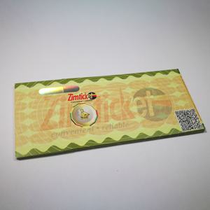 Folleto de lotería de papel compensado de seguridad, código raspable, billete de <span class=keywords><strong>descuento</strong></span> impreso - Product Image 4