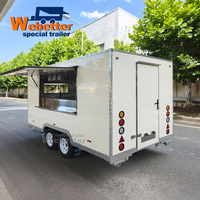 Remolque de Comida Webetter Móvil, Totalmente Equipado, para Cócteles, Smoothies, Jugos, Limonada, Café, Helados, Postres, Pizza, Restaurante