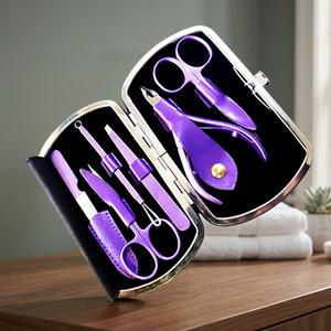 Ensemble de manucure professionnel portable classique et luxueux ASAP, coupe-ongles, kit de pédicure, kits d'ongles en acrylique, outils de soin des ongles - Product Image 2
