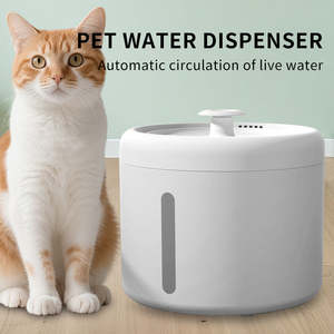 Dispensador de Agua Automático para Mascotas, Moderno, Pequeño, de Plástico, con Capacidad de 2L, Enchufable, Anti-Quemaduras por Sequedad y Circulación de Agua para Gatos - Product Image 6