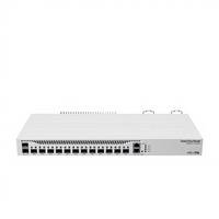 Routeur Fibre MikroTik CCR2004-1G-12S+2XS 10G SFP+/25G SFP28 pour Petites Entreprises et Usage Domestique