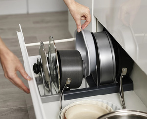 <span class=keywords><strong>Organizador</strong></span> Expandible para <span class=keywords><strong>Sartenes</strong></span>, Estante para Gabinete de Cocina, Estante Expandible para Utensilios de Cocina, Ahorro de Espacio, <span class=keywords><strong>Organizador</strong></span> de Gabinete de Cocina - Product Image 6