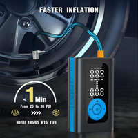 Nouvel Arrivage 2024 Compresseur d'Air Portable Mini Gonfleur de Pneus Pompe à Air pour Pneus de Voiture Vélo et Moto Pompe à Vide Électrique