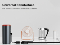 Kit d'urgence automobile : Démarreur de batterie, Souffleur, Pompe à pneus, Lampe LED, Charge rapide USB, Impression de logo personnalisé, Vente en gros