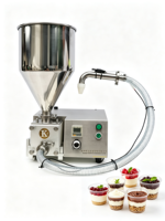 Machine de remplissage pour pâtisseries : Donuts, Croissants, Éclairs, Cupcakes, Muffins, Macarons, Biscuits, Tartes, Puddings, Mousses, Gâteaux, Cheesecakes
