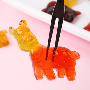 Fabricants de bonbons sur mesure en gros, pack d'échantillons, saveurs de fruits assorties, bonbons gélifiés halal en vrac, bonbons gélifiés en forme d'alpaga - Product Image 3