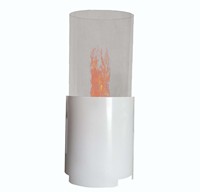 Table basse classique en métal Bongo avec foyer au bioéthanol BGA11115 Zhejiang