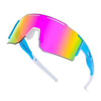 Lunettes de soleil de sport avec 3 verres interchangeables polarisés pour la course à pied, le cyclisme, le baseball, la pêche, le golf, la randonnée, pour hommes et femmes