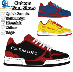 Sneakers pour hommes en cuir microfibre de haute qualité, style rétro streetwear, pour les propriétaires de marques avec étiquette privée - Product Image 1