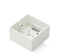 ZHEFAN 86mm * 86mm boîte de commutation électrique en PVC 86 type montage en surface en PVC prise de commutateur blanc électrique