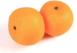 Artificiel Orange <span class=keywords><strong>Faux</strong></span> <span class=keywords><strong>Fruits</strong></span> De Cuisine En Plastique Alimentaire Parti Décoratif <span class=keywords><strong>Fruits</strong></span> - Product Image 2