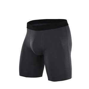 Calzoncillos bóxer deportivos de algodón puro para hombre, talla grande, con efecto levantacola, extra largos y antidesgarros en la entrepierna. - Product Image 2
