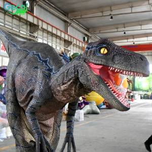ชุดการแสดงไดโนเสาร์ gecai สมจริงเดิน T-Rex งานปาร์ตี้ฮาโลวีน - Product Image 4