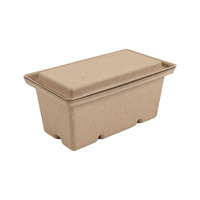 Pots de semis en papier biodégradables, recyclables et jetables, forme rectangulaire, best-sellers, pour plantes