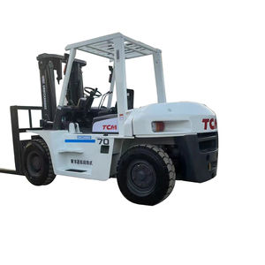 Original Japón hizo TCM 70 7 toneladas carretilla elevadora usada excelente funcionamiento directo de fábrica buen rendimiento carretilla elevadora usada para la venta - Product Image 1