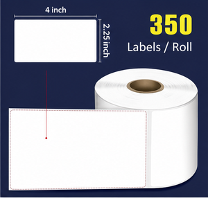 Etiquetas Autoadhesivas Rectangulares de 2.25x4 Pulgadas, Adhesivo Fuerte, Fáciles de Despegar, para Envíos y Embalaje - Product Image 2