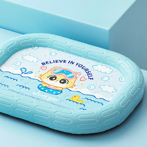 Cama de gato genial para reducción de temperatura patrón sólido almohada de perro de seda de hielo sofá cama para mascotas de peluche para primavera y verano - Product Image 3