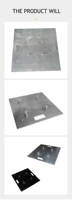 Accesorios para Sistemas de Truss: Base de Acero de Una Sola Capa para Truss de Aluminio 755*755*10MM / Base de Truss de Acero para Escenario