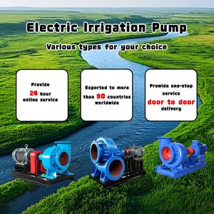 Pompe de drainage électrique à grand débit en fonte, pompe à flux mixte haute pression pour l'irrigation agricole efficace - Product Image 6