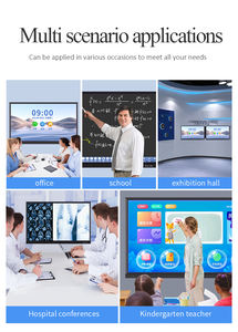 Tablero inteligente de <span class=keywords><strong>TV</strong></span> táctil, tablero de oficina interactivo de 65 pulgadas, pizarra blanca inteligente infrarroja inteligente, máquina todo en uno para conferencias - Product Image 5