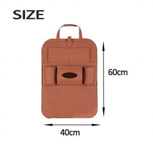 Organizador de coche de alta calidad, bolsa colgante de almacenamiento de asiento de fieltro para Interior de coche - Product Image 2