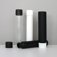 Emballage en tube de verre borosilicate avec logo personnalisé, bouchon à vis résistant aux enfants de 116 mm pour savon liquide et tampon, avec impression sérigraphique