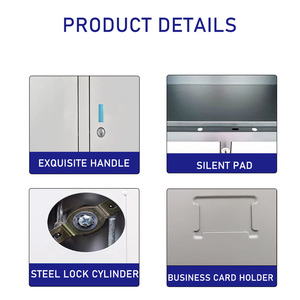 Văn phòng nhà để xe kim loại <span class=keywords><strong>Locker</strong></span> kim loại Tủ Hồ Sơ 2 cửa thép tủ với điều chỉnh kệ - Product Image 5