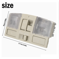 Lampe de lecture LED pour plafonnier, lampe de lecture pour tableau de bord, compatible avec Mazda 3 2010 2011 2012 2013, remplacement #   BBM6-69-970B-75, BCN8-69-970B-75
