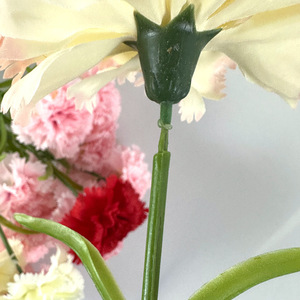 Crisantemos Artificiales de Seda de 12 cm de Altura, Simulación Realista, Decoraciones para el Día de la Madre, Accesorios para Bodas y Hogar - Product Image 1
