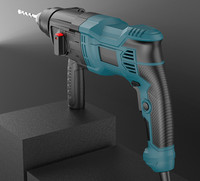 Marteau perforateur électrique léger 26 volts, perceuse et marteau perforateur : outil électrique 3-en-1 pour percer des trous dans le béton