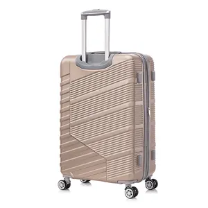 2024 Stilvolle leichtgewicht-Unisex-Trolley-Tasche Reisetaschen Hülle 3-teilig Abs-Gepäck