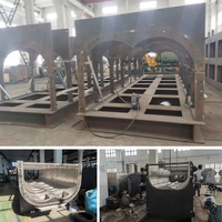 Séchoir à palettes indirect industriel à engrenages, avec lames creuses SUS304 et moteur électrique, pour séchage rapide de pâtes intermédiaires chimiques