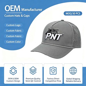 Melin OEM Custom 5-Panel Sport Hat with Old School Duck <b>Camo</b> Pattern Laser Cut Hole Snapback <b>Cap</b> Logo Design Wholesale - Product Image 1