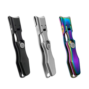 Cortauñas Profesional de Acero Inoxidable con Abertura Ancha y Gran Tamaño, Lima de <span class=keywords><strong>Uñas</strong></span> Plateada para <span class=keywords><strong>Uñas</strong></span> Gruesas de Pies y Manos - Product Image 6